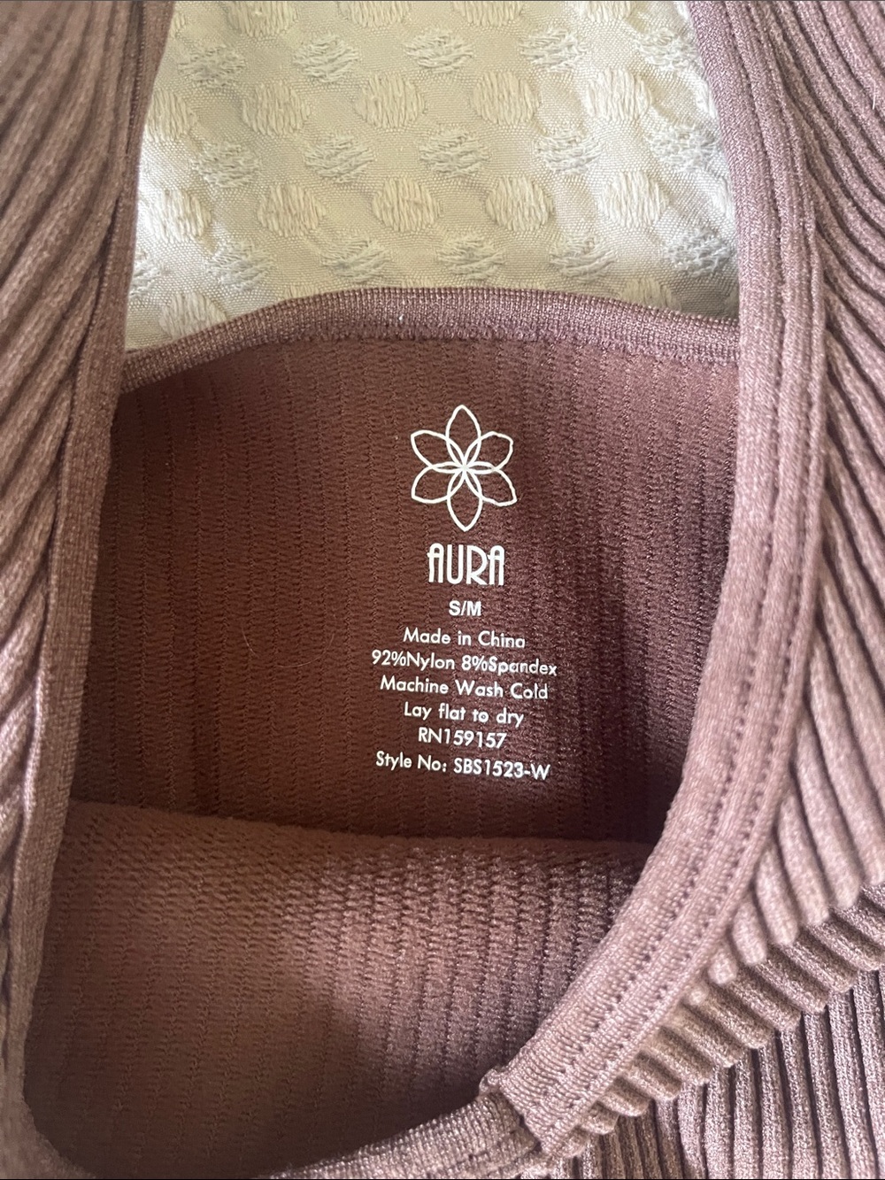 Set of 3 Ribbed Tank Bodysuit Tank in Brown, Taupe & White - Womens - Picture 8 of 8